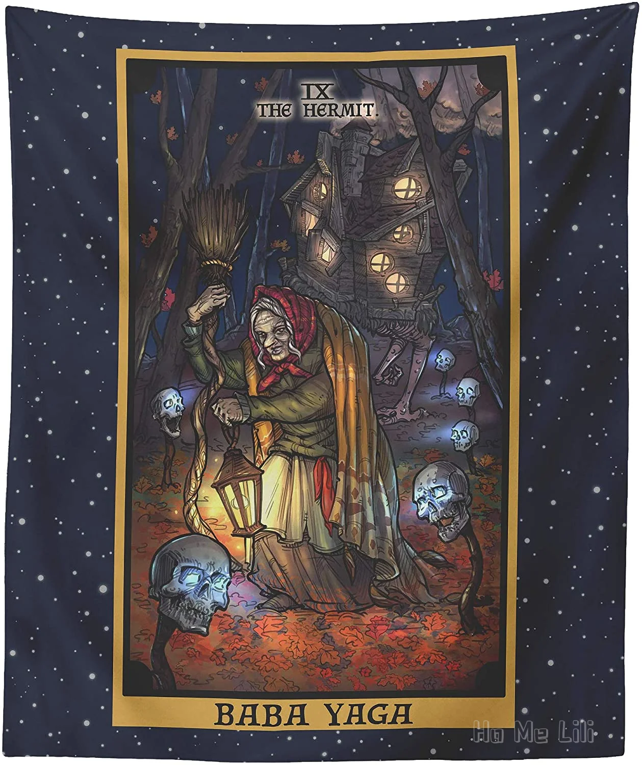 

Славянский языческий настенный гобелен Hermit Tarot Card Hanging