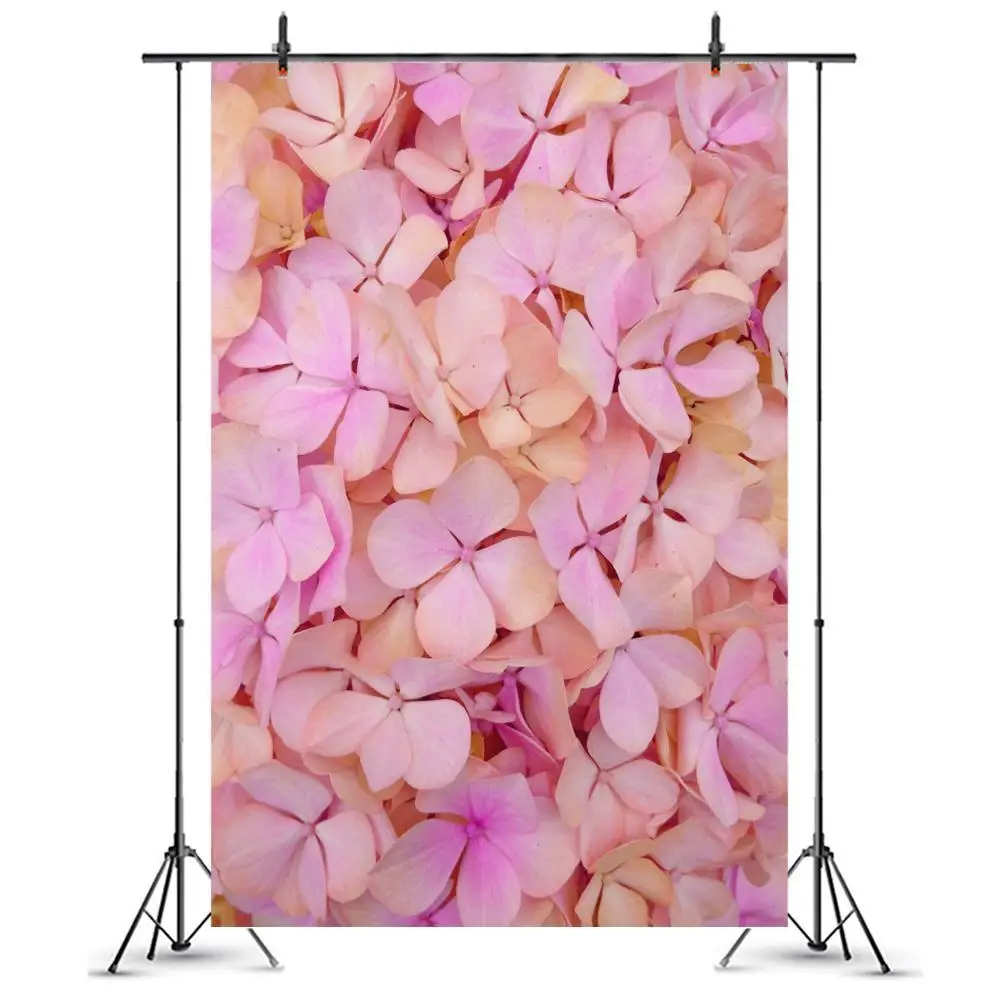 

Фон для фотосъемки новорожденных с изображением цветов лепестков стен