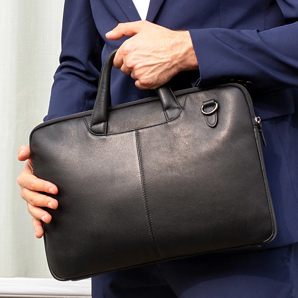 WESTAL Мужская сумка из натуральной кожи мессенджер мужской кожаный портфель для