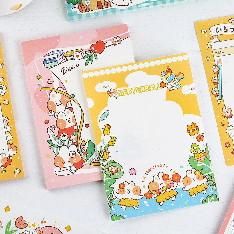 Sandro бумага для заметок креативная Милая карта сообщений мультяшная сетка