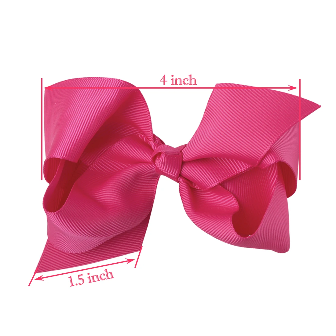 Новый 25 цветов 4 дюйма корсажная лента Бутик ленты для волос луки с зажимом детей