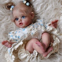 miaio12 inches reborn doll kits lifelike newborn flo mini elf vinyl unpainted unfinished doll parts diy blank doll kit