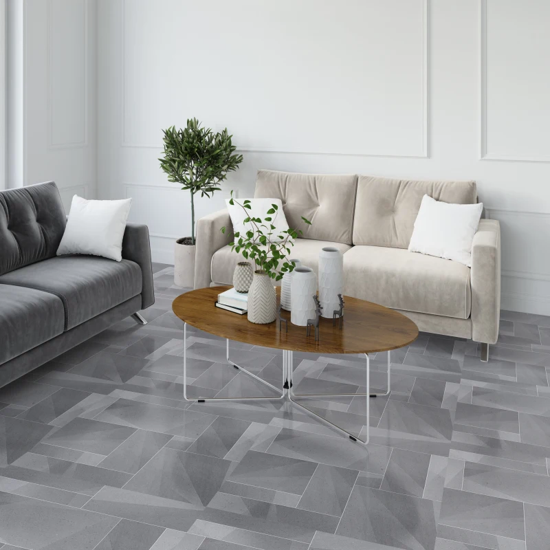 Противоскользящая водостойкая напольная наклейка мраморная имитация цемента