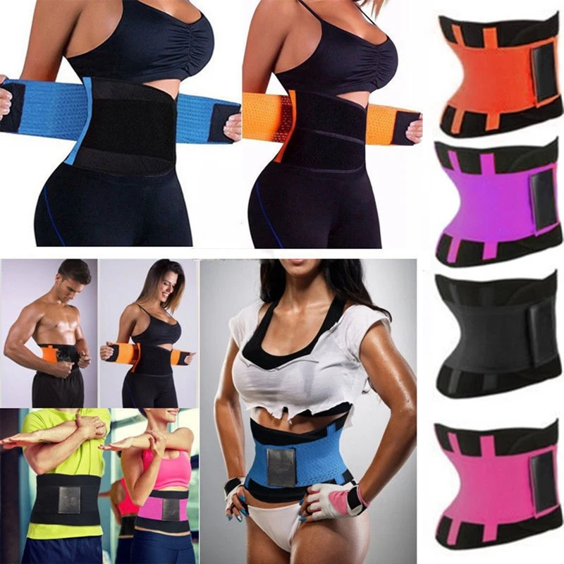 

Women And Men Adjustable Elstiac Waist Support Belt Neoprene Faja Lumbar Back Sweat Belt Fitness Belt Waist Trainer Heuptas
