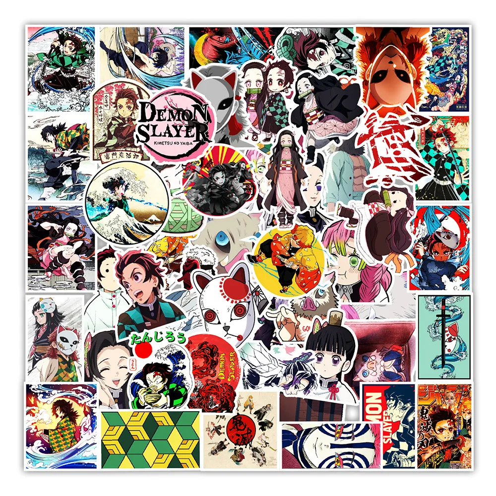 

Anime Demon Slayer Sticker Car Trunk Decoration Sticker Demon Slayer Movie Peripheral Sticker Toy Christmas Gift