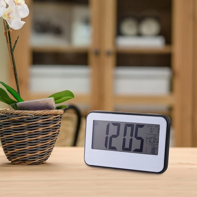 Модные светодиодные цифровые будильники с датой и неделей температурные