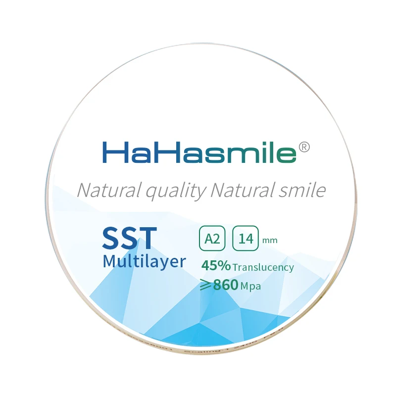 

SST ML A2 98mm Ceramic Missing Tooth Dentures Dental Zirconia Blocks for White Zirconia Blockers 98*12/14/16/18/20/22/25mm