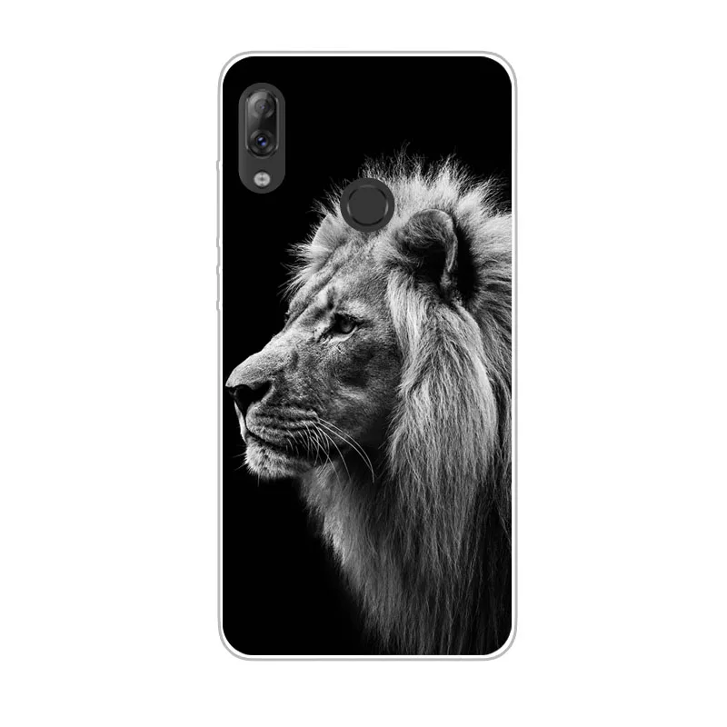 Чехол для Lenovo K5 pro силиконовая Мягкая задняя крышка из ТПУ с изображением зверей Z6