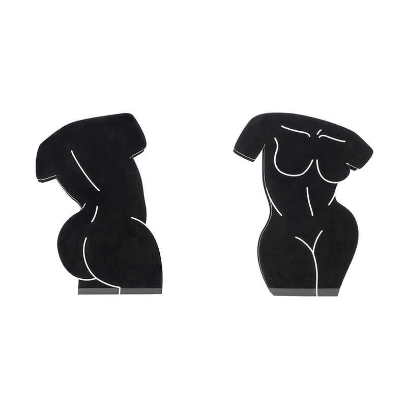 

Human Body Art Vase Acrylic Bar Desktop Flower Pot Body for Home Decor