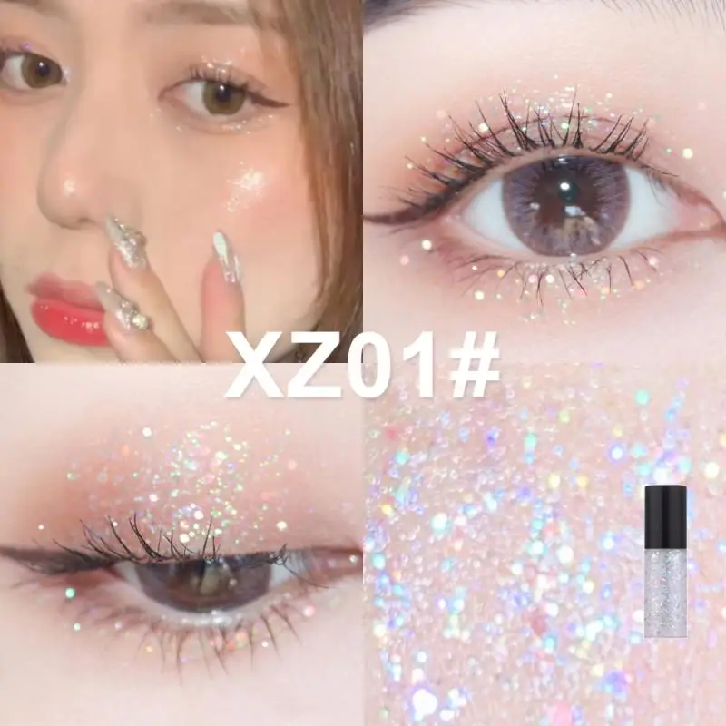 

10 Color Pearlescent Eye Shadow Lying Silkworm High Gloss Eyeliner Liquid Beauty Shiny Eyes Makeup Cosmetic TSLM1