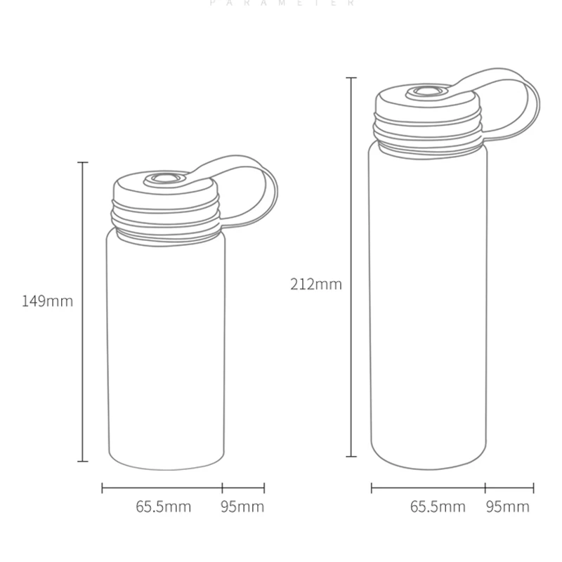 Бутылка для воды 550 мл шейкер спортивные бутылки протеина портативная