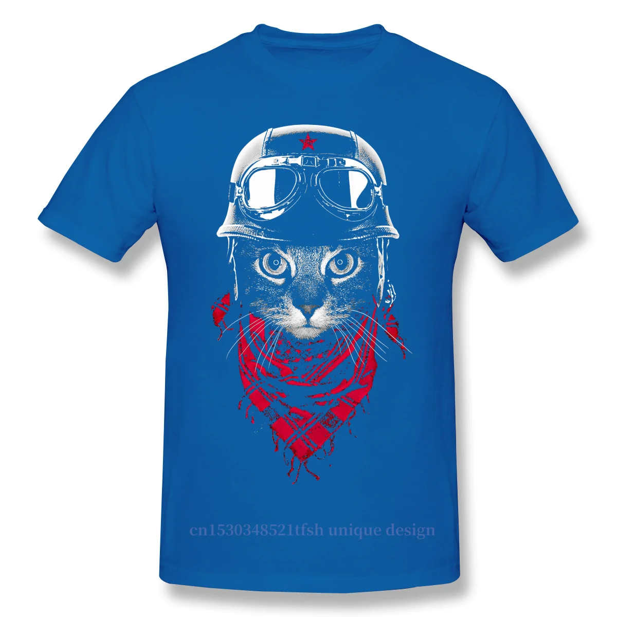 

Men TShirt Adventurer Cat Anime Clothes Shirt Design Funny Cats And Dogs Humor Pets Cotton T-Shirt