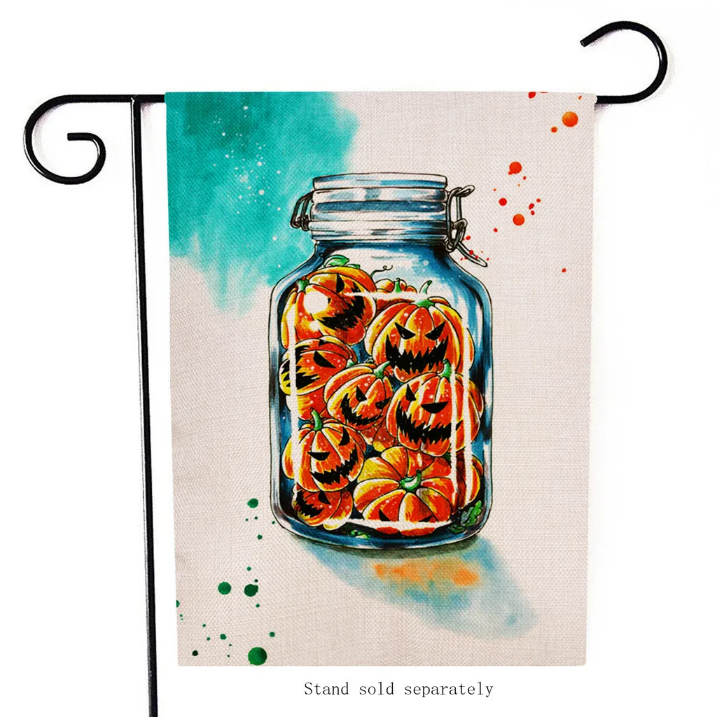 Сезонные садовые флаги двухсторонние праздничные декоративные газон флаг для