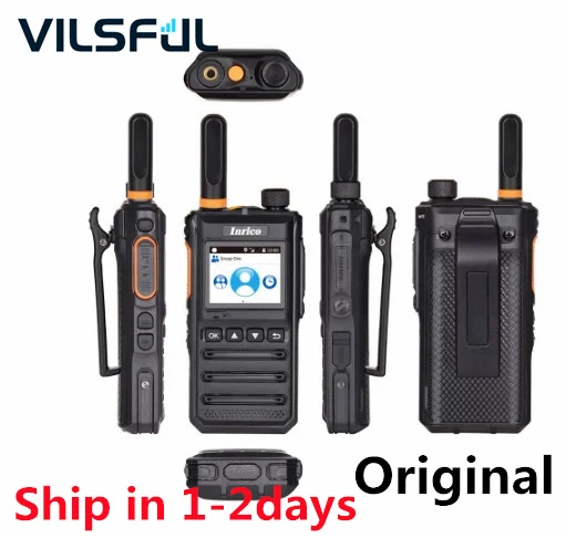 Inrico T640A Android 8.1 4G Network Walkie Talkie Antenna Separate Wireless Military POC Radio with GPS Bluetooth Wifi