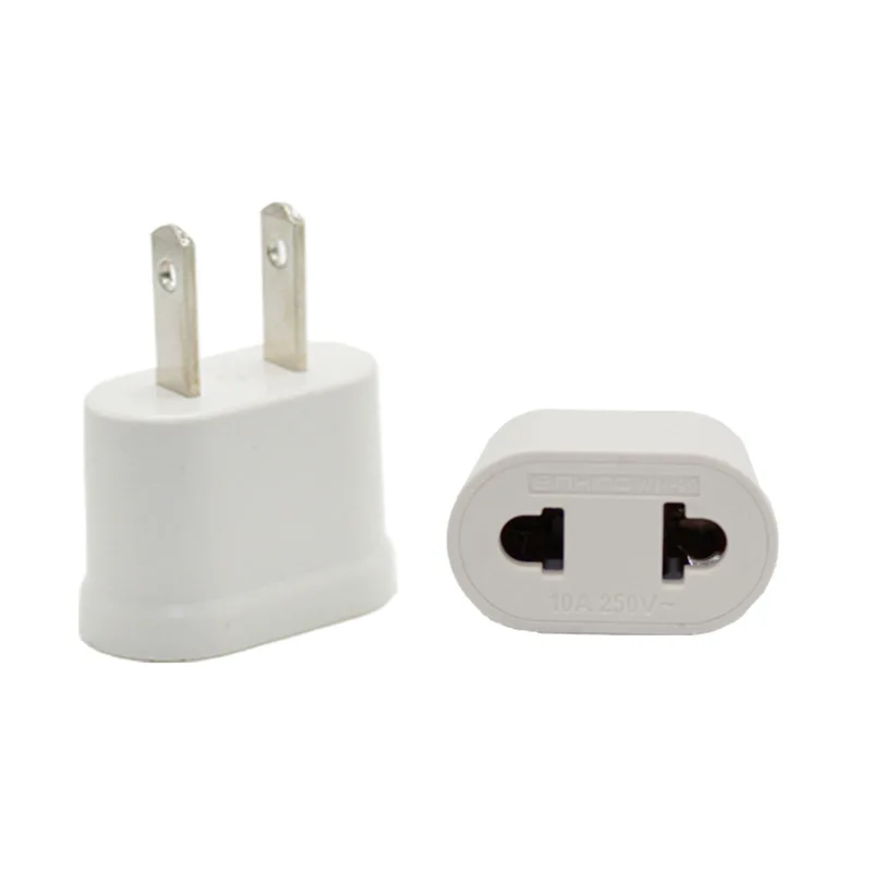 

1PC US Adapter Plug EU To US Travel Wall Electrical Power Charge Outlet Sockets 2 Pin Plug Socket Euro Europe To USA