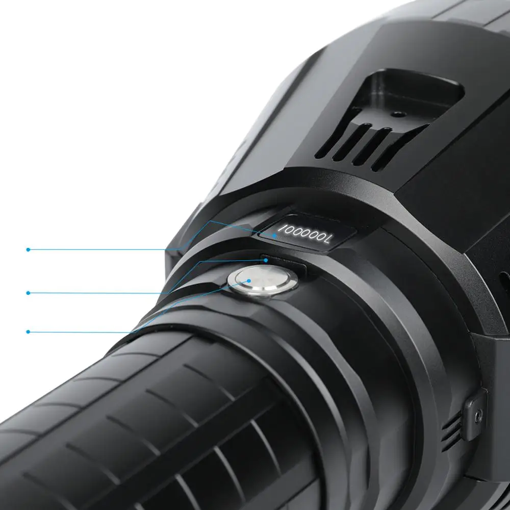 IMALENT MS18 100000LM 8 файлов светодиодный супер мощный светильник вспышки CREE XHP70.2 поиск