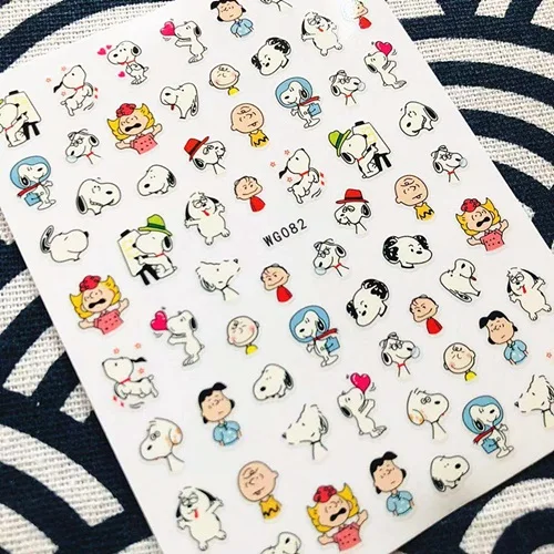 Hanyi серии Сакура цветок HANYI-100 мультфильм стикеры 3D на ногти nail Art Наклейка шаблон diy Инструменты для ногтей украшения - Цвет: WG-82