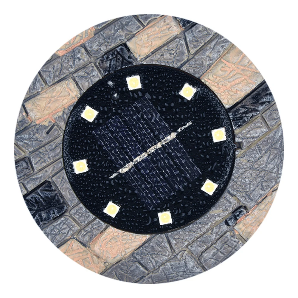 Водонепроницаемый 16 LED Солнечный сад газон двор лестница под землей Пейзаж