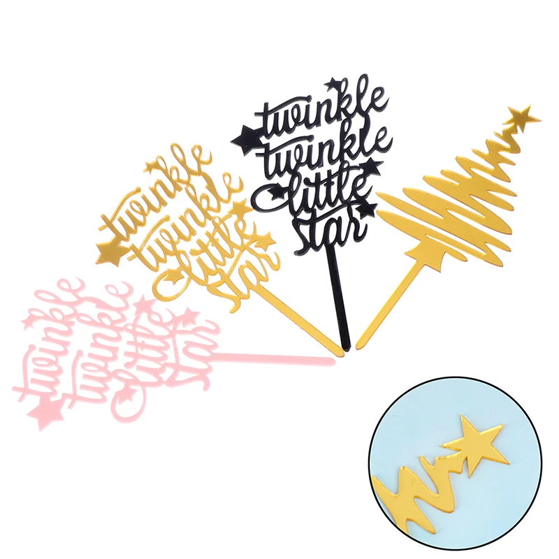 Мерцающие маленькие звездочки топперы для торта как я буду выглядеть Детские