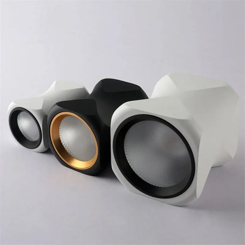 Новый модный скандинавский Черный Белый настенный потолочный светильник COB