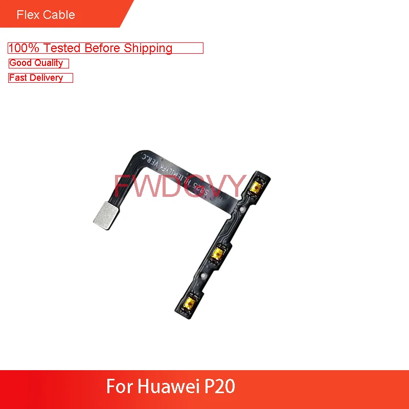 

Замена для Huawei P20 гибкий кабель громкости питания вкл./ВЫКЛ. Боковой кнопочный переключатель гибкий кабель ремонт запасных частей