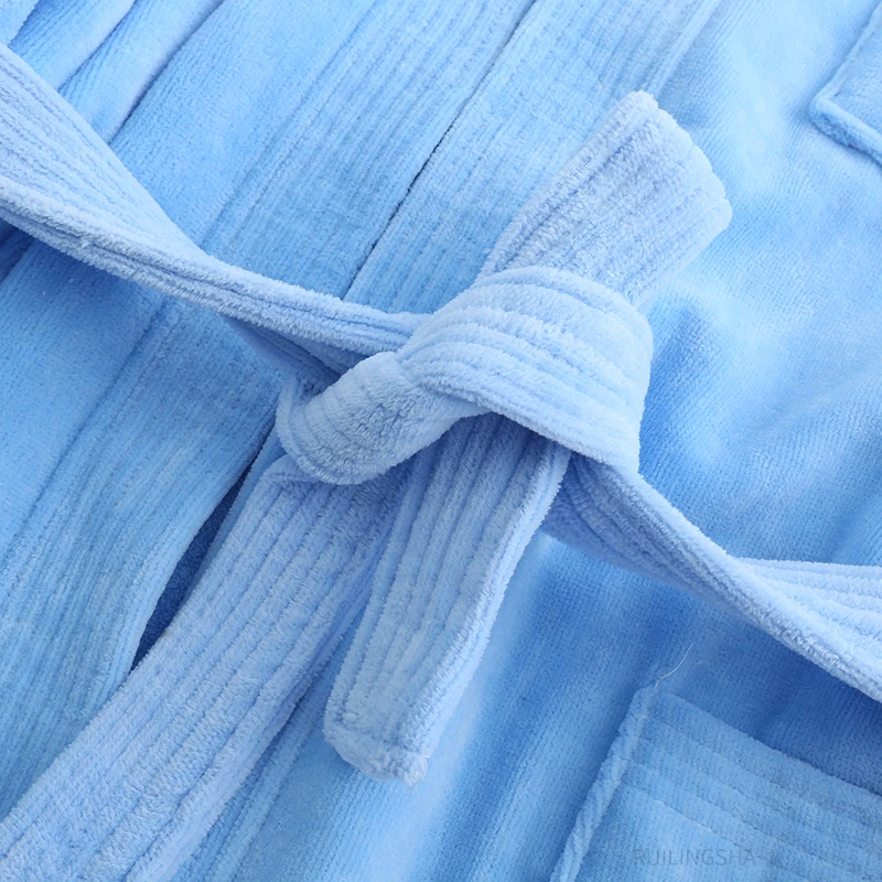 Махровый халат из 100% хлопка зимние длинные толстые теплые халаты для женщин и