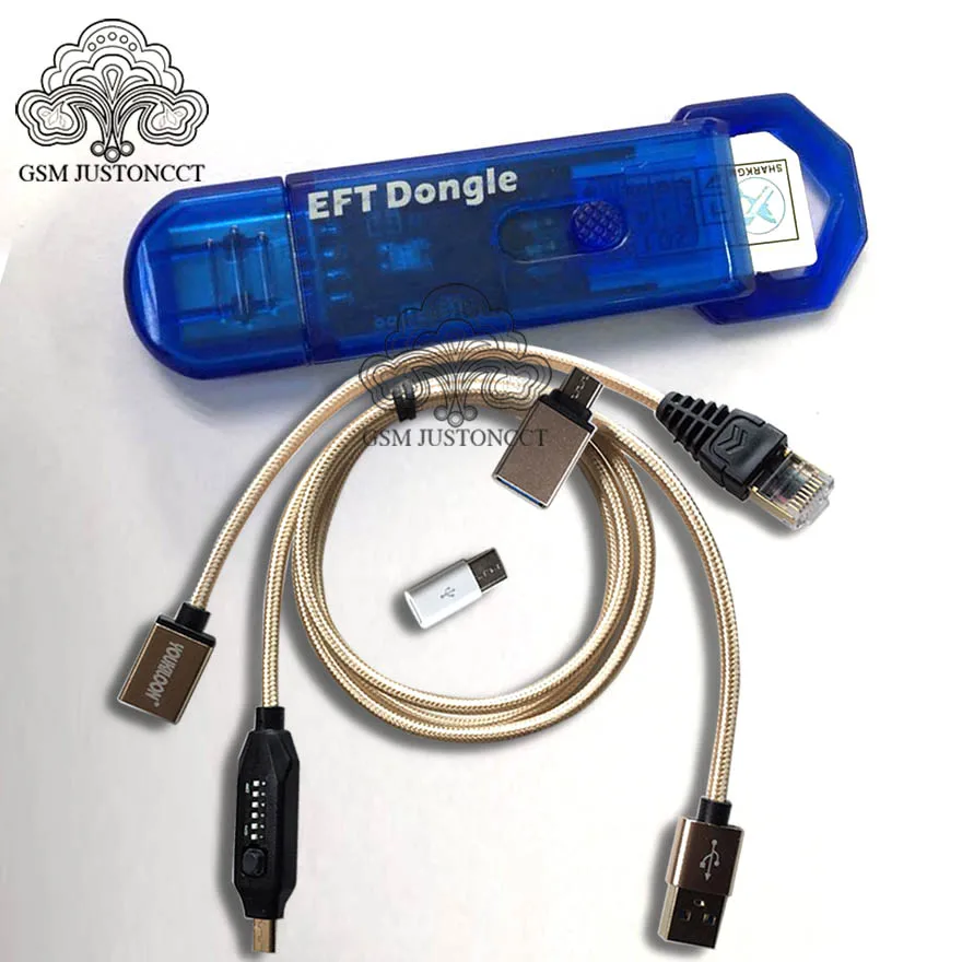 2019 новейший 100% Оригинальный Прошивка TEMA / EFT DONGLE + UMF all boot Cable (все в одном
