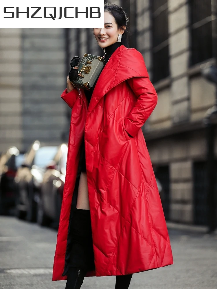 

JCHB 100% натуральная кожаная куртка осень-зима пальто женская одежда 2021 Корейская винтажная дубленка из овчины Chaqueta Mujer ZT