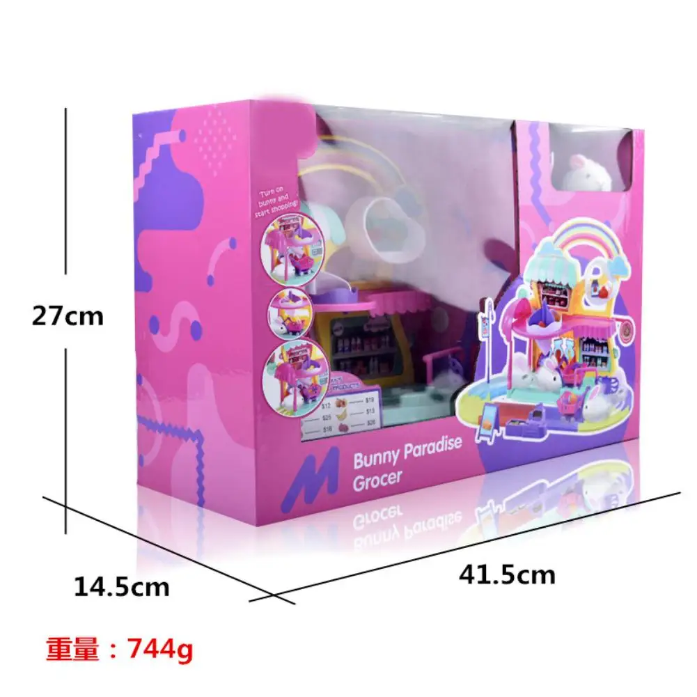 Игрушечный домик для супермаркета Little Bunny игрушечный набор ролевых кухонных