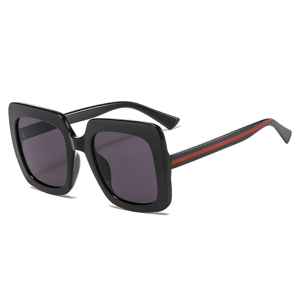 

Popular Gradient Women Sunglasses Vintage Square Large Frame Eyewear Outdoor Street Beat Retro Sun Glasses Female Tourism Goggle