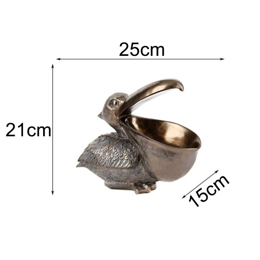 

Storage Figurines Toucan Pelican Model Keys Remote Control Phone Holder Home Living Room Desktop Decor Home Decor Ornament Gift