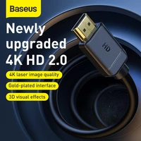 baseus hd to hd adapter cable hd 2 0 display signal 18 gbps transmission 60hz audio and video cable 2m3m5m8m10m15m