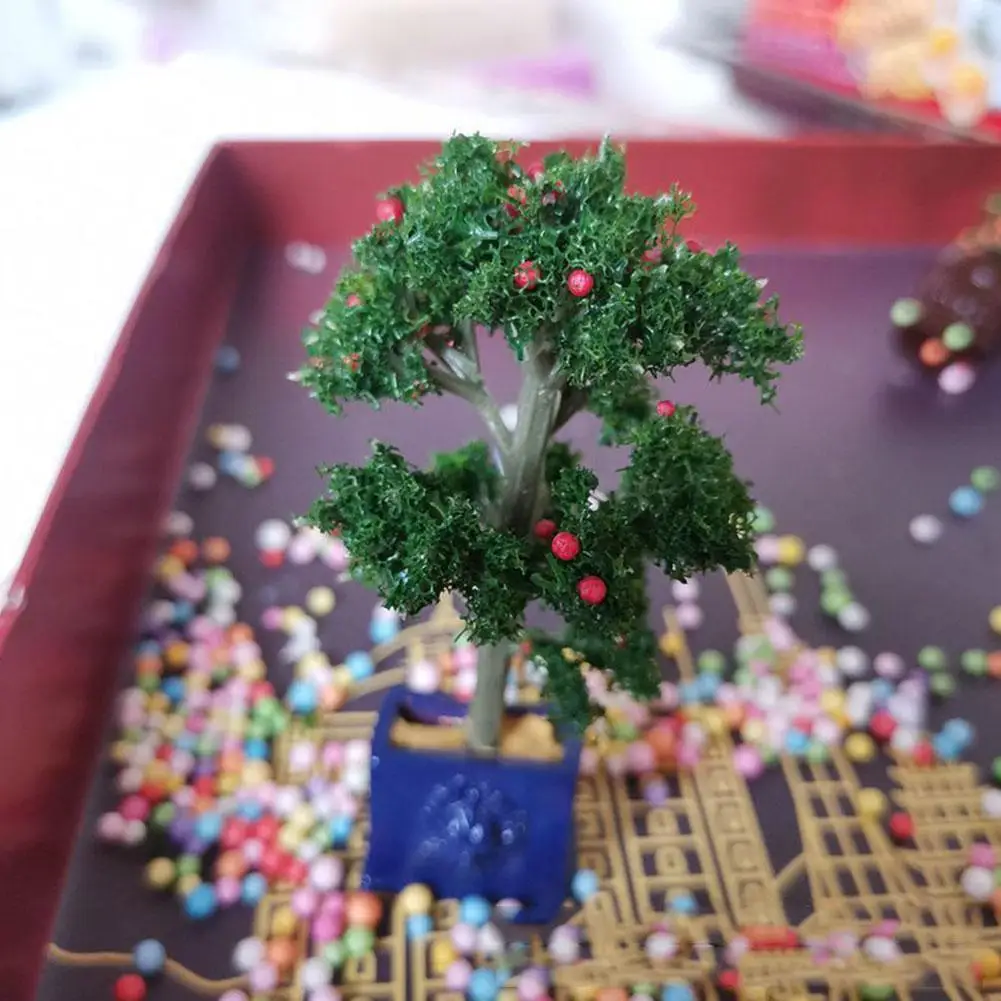 

Simulation Potted Plant Green Mini Tree Potted Plant Decora For 1:12 Furniture Dollhouse Green Home House Mini Plant Doll P H8F5