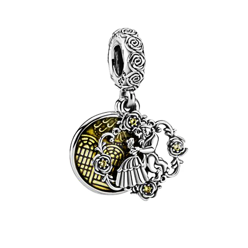 

Authentic 925 sterling silver enamel charms Fairy tag charm Fit for Original Silver Bracelet & bangle