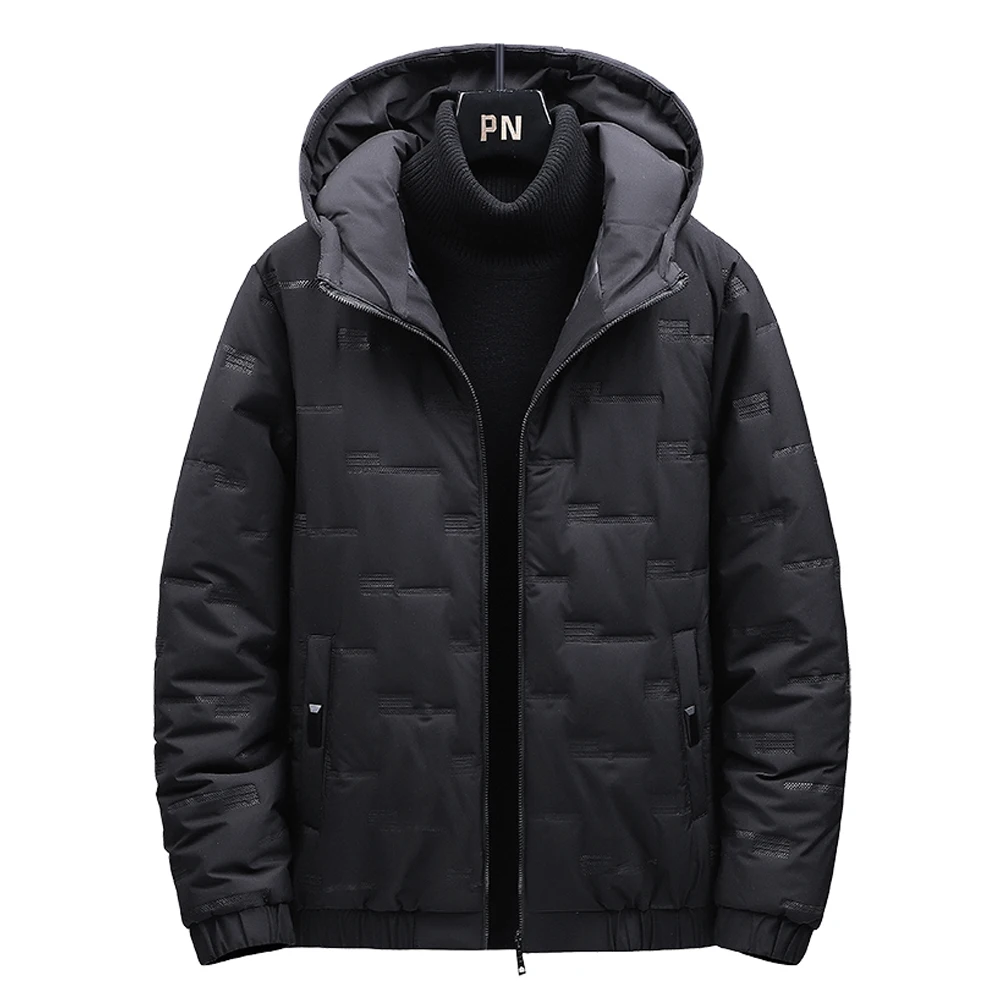 Зимняя Теплая мужская куртка Повседневная новая куртка-пуховик с
