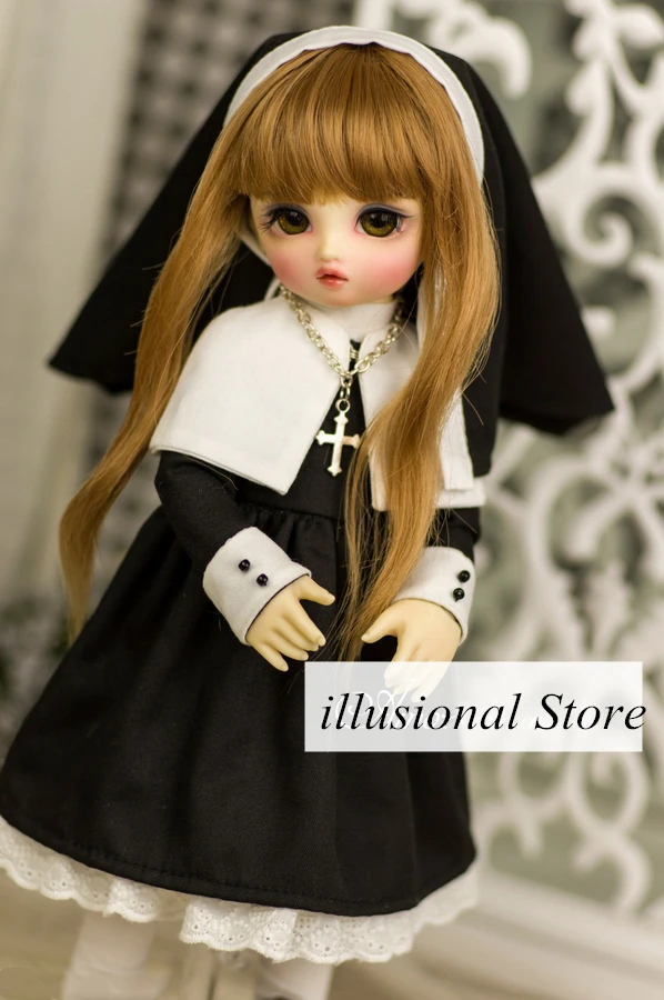 1/3 1/4 1/6 BJD SD кукольная одежда черное платье Лолита для 1/3 sd10 1/4msd bjd Кукла одежда вечернее платье