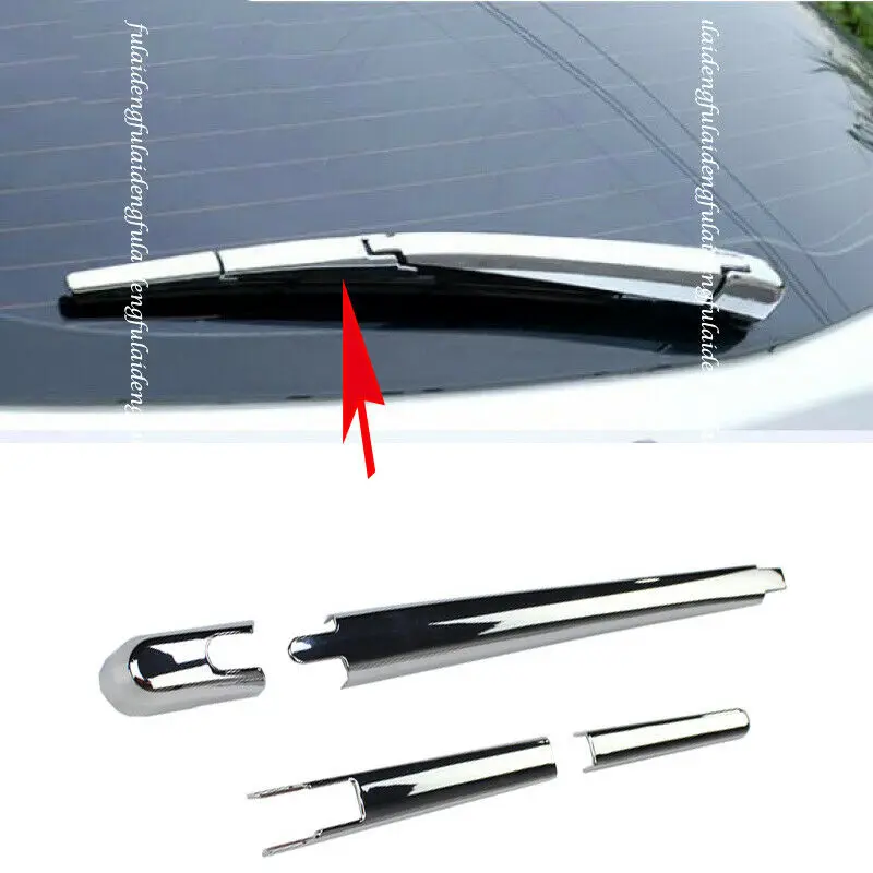 

Fits For Mazda CX-30 2019- 2021 New ABS Chrome Rear Window Wiper Trim Molding Cover Moulding Styling Accessories 2PCS