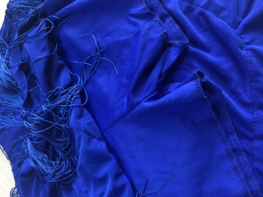 Юбка для латиноамериканских танцев Женская юбка красного и синего цвета с