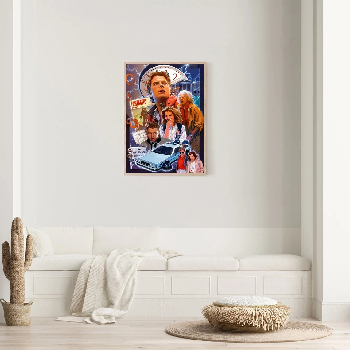 Постер фильма Назад в фуру настенная живопись на холсте украшение для спальни