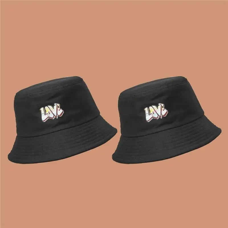

LDSLYJR 2021 new style fashion joker letter love Bucket Hat Fisherman Hat outdoor travel hat Sun Cap Hats for Men and Women 181