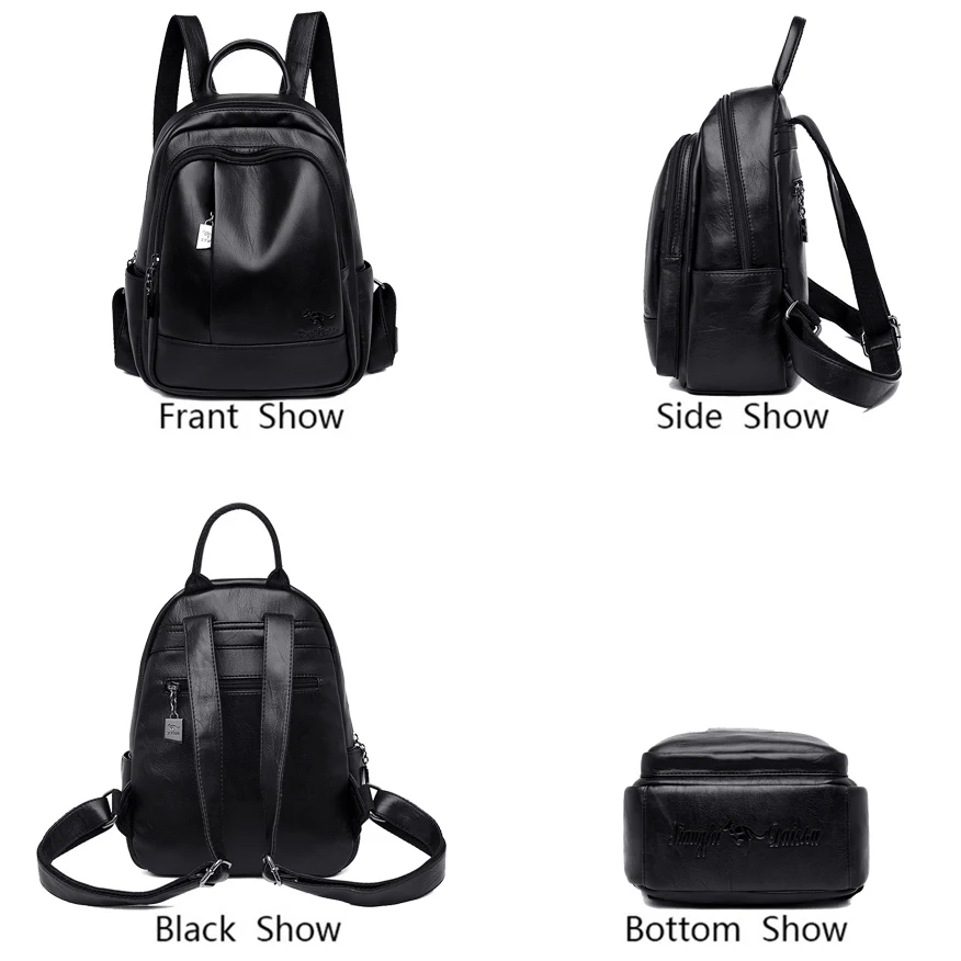 Женские мягкие кожаные рюкзаки, высокое качество, рюкзак Mochila Feminina, школьные сумки для девочек-подростков, рюкзак для путешествий, Sac A Dos