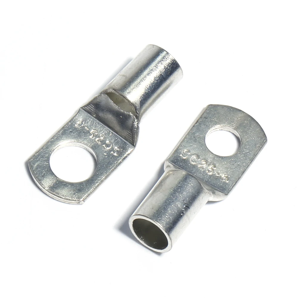 10 шт. с открытым носом отверстием для болта из луженой меди кабельные наконечники