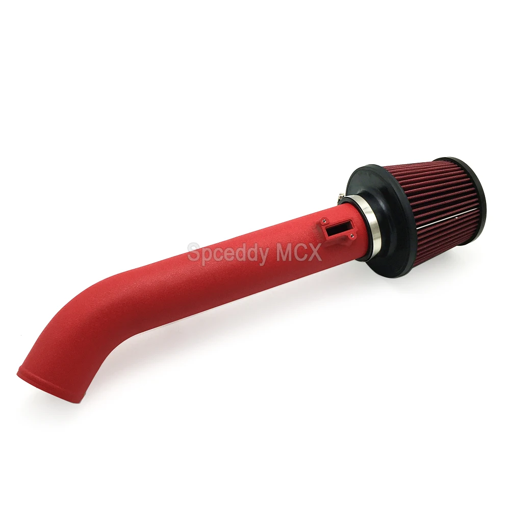 Spceddy Car Sport Cold Air Intake Stystem High Quality High Flow Air Filter Kit With Red Air Intake Pipe Fit For Nissan 350Z