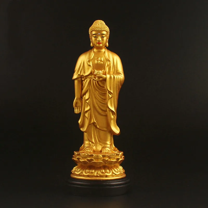 

Amitabha small Buddha statue, exquisite car decorations peace Buddha