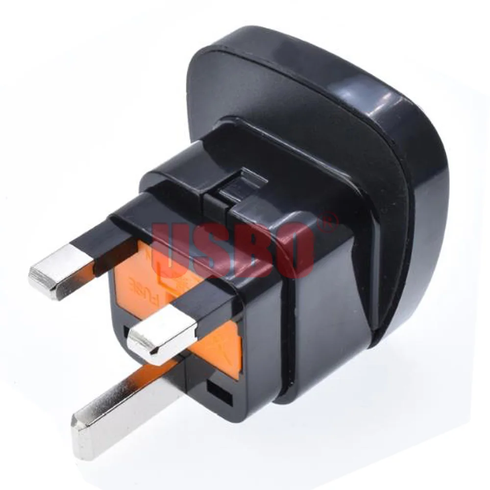 Черный белый 13 А 250 В Великобритания электрическая вилка Гонконг Сингапур