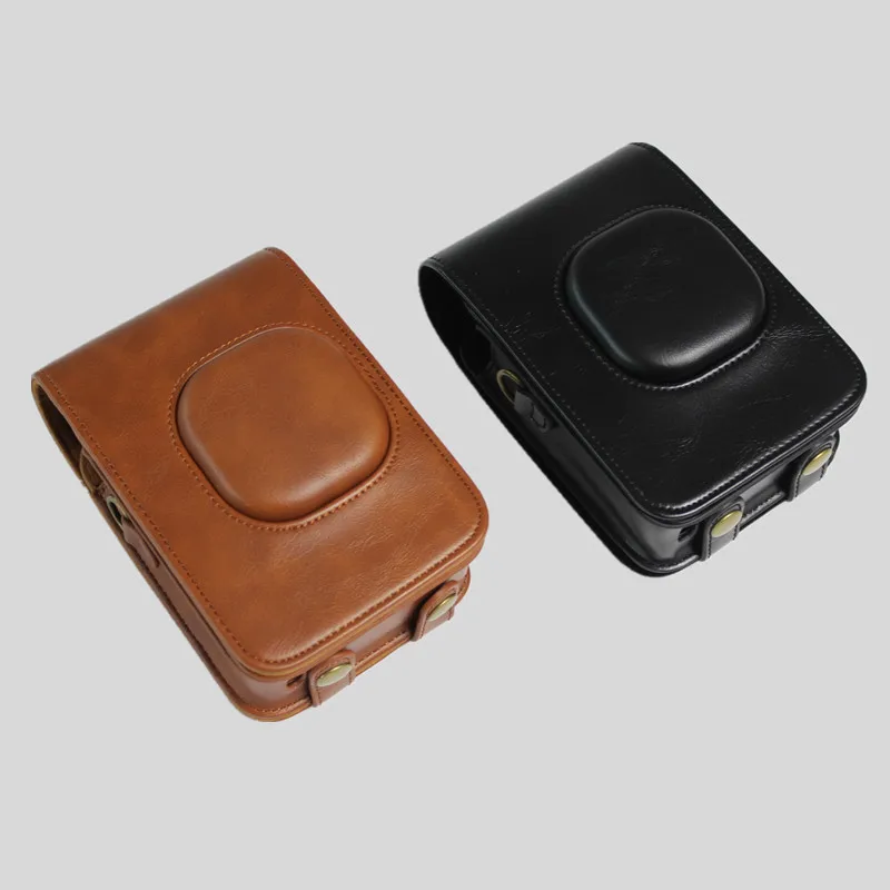 PU кожаный чехол для портативной камеры для FUJIFILM Fuji Instax Mini LiPlay сумка для цифровых устрйоств набор с плечевым ремнем