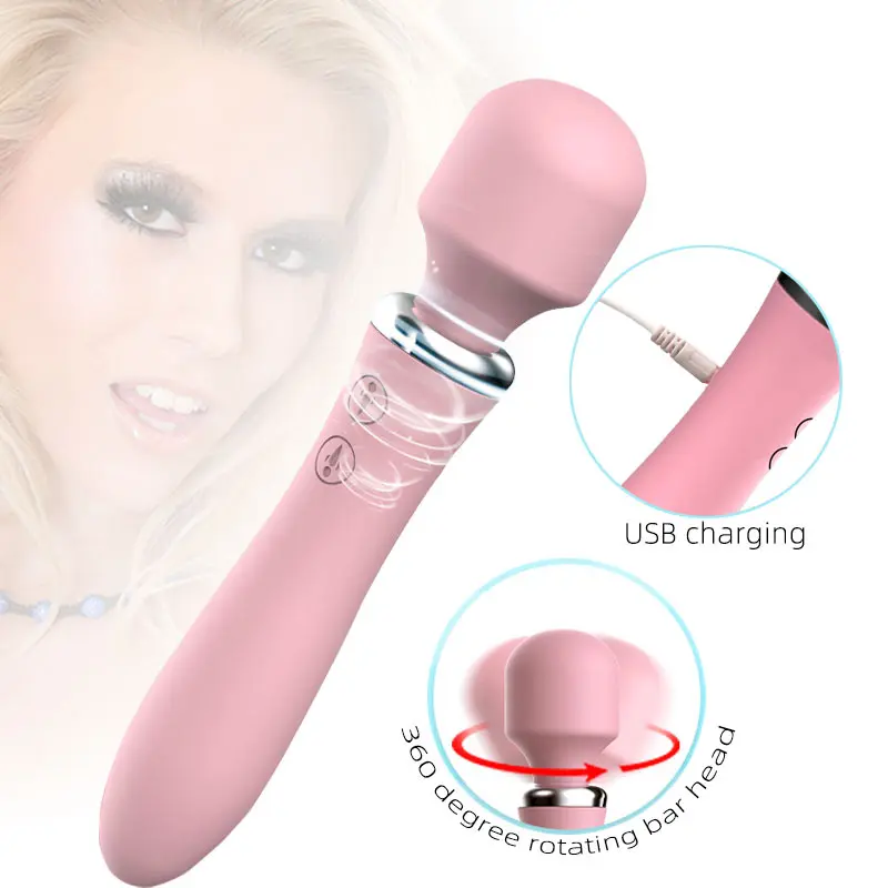 Женский AV вибратор фаллоимитатор клитор массажер для сосков зарядка через USB