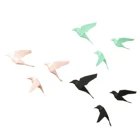 Набор для самостоятельного изготовления 3d-птиц, животных, бумажных изделий, настенное крепление, предварительно вырезанные бумажные головоломки для