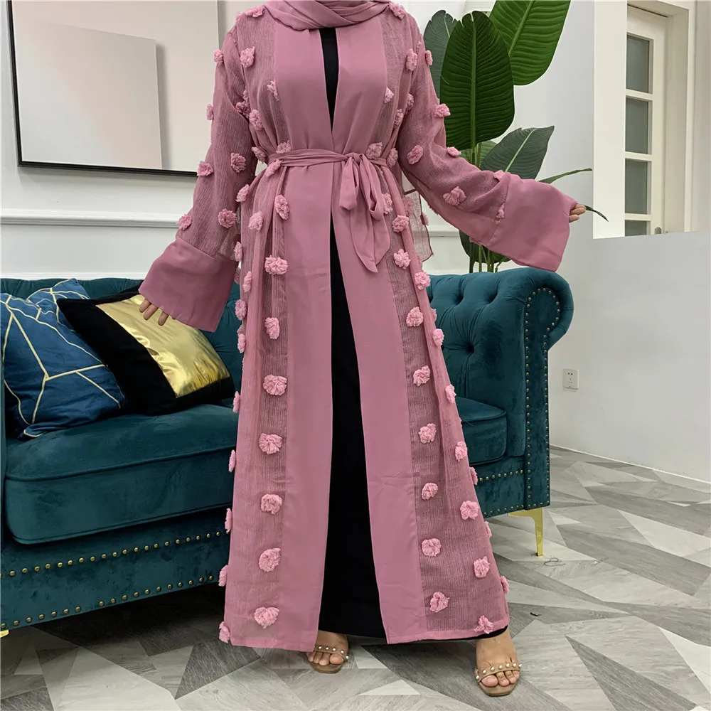 

Ramadan Eid Mubarak Fashion Kimono Dubai Abaya Kaftan Turkish Islamic Clothing Muslim For Women Cardigan Robe Musulman De Mode