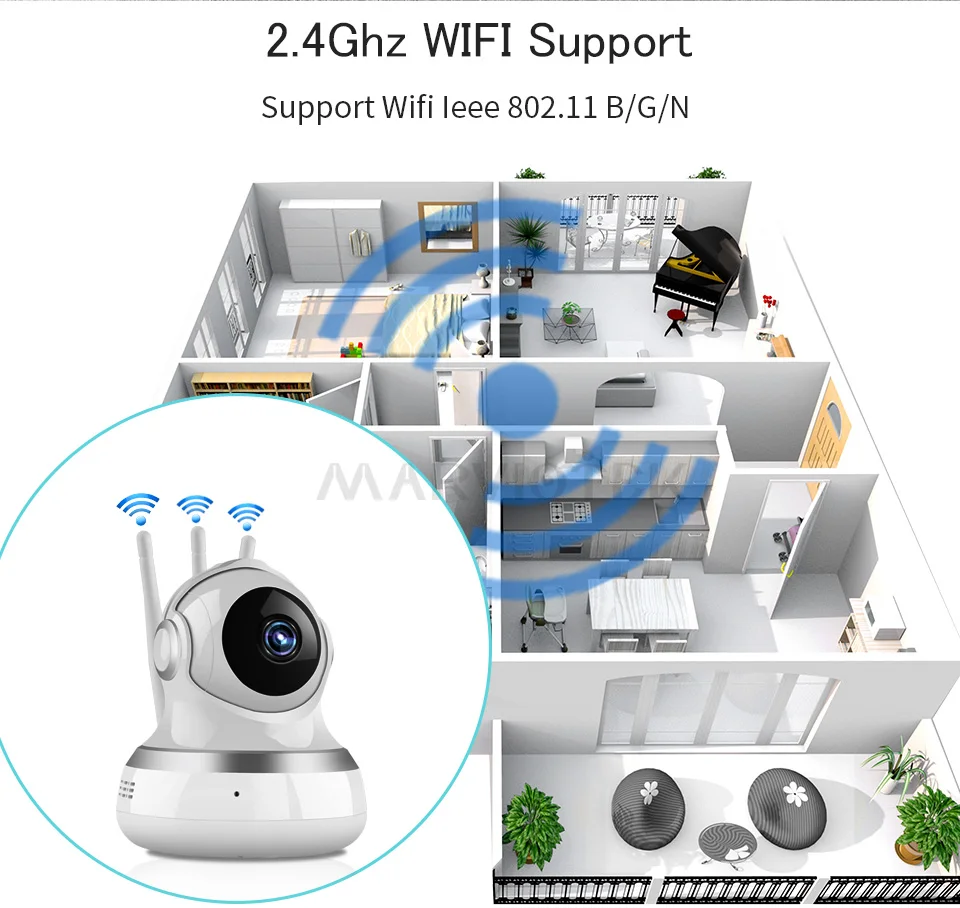 1080P детский монитор wifi IP камера Wifi ночное видение детская камера с монитором Аудио Видео няня камера детский телефон двухстороннее аудио p2p